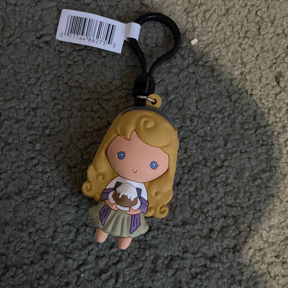 Sleeping beauty key chain